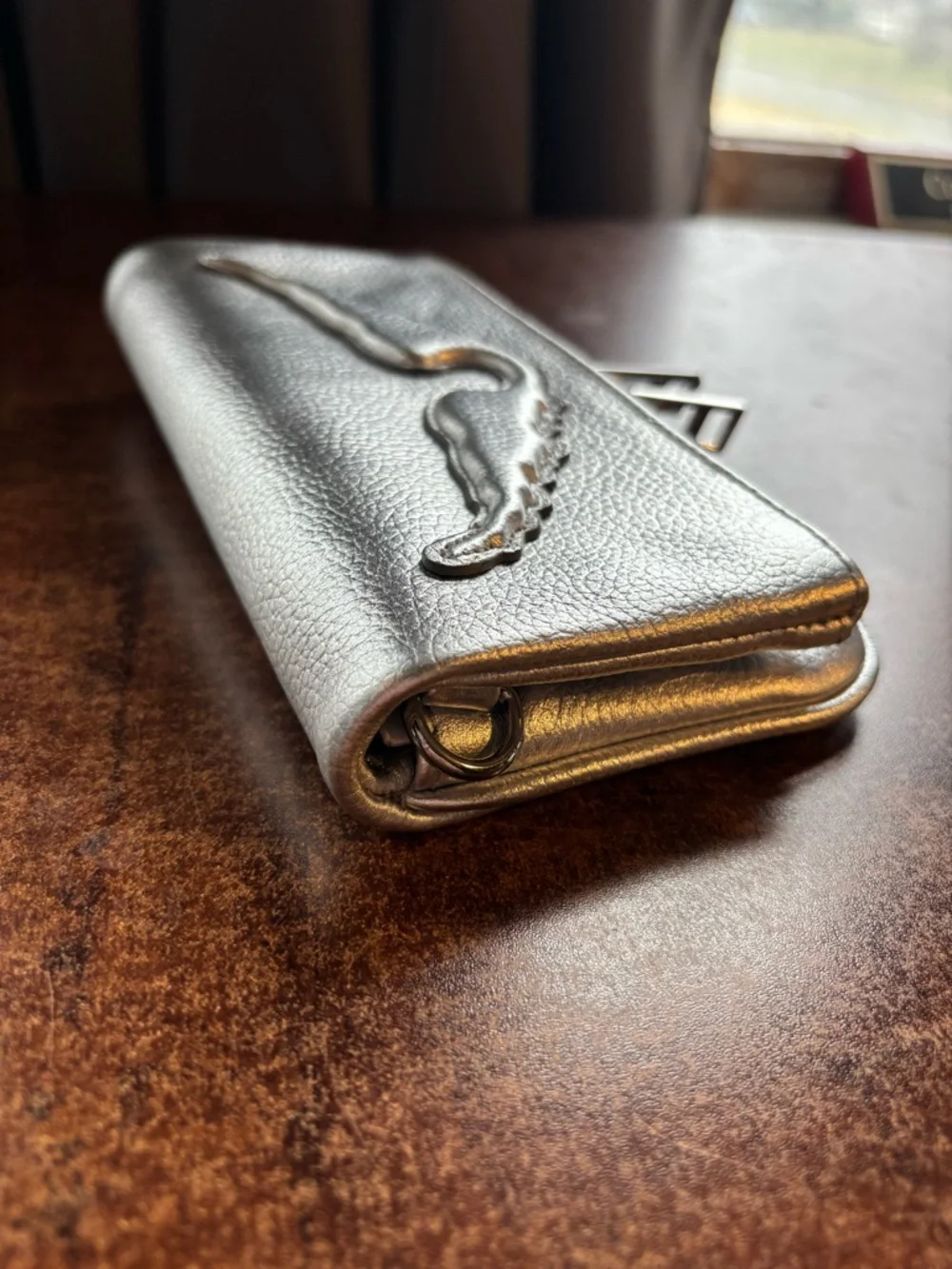 Zadig & Voltaire Pochette Rock Nano Clutch Metallic - Picture 3 of 9